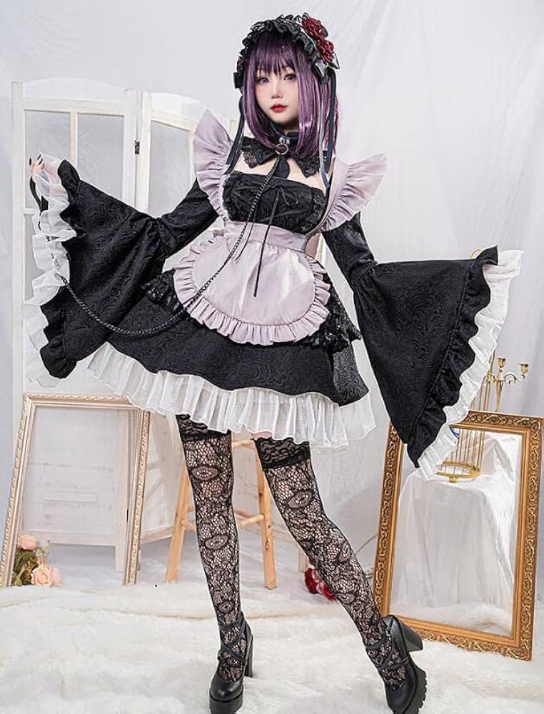 着せ恋　コスプレ衣装　喜多川海夢 メイド　コスチューム 着せ恋 喜多川海夢 メイド服 コスプレ衣装 黒江雫 コスチューム